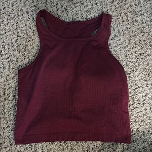 Lululemon Ebb to Street Cropped Racerback Tank Top